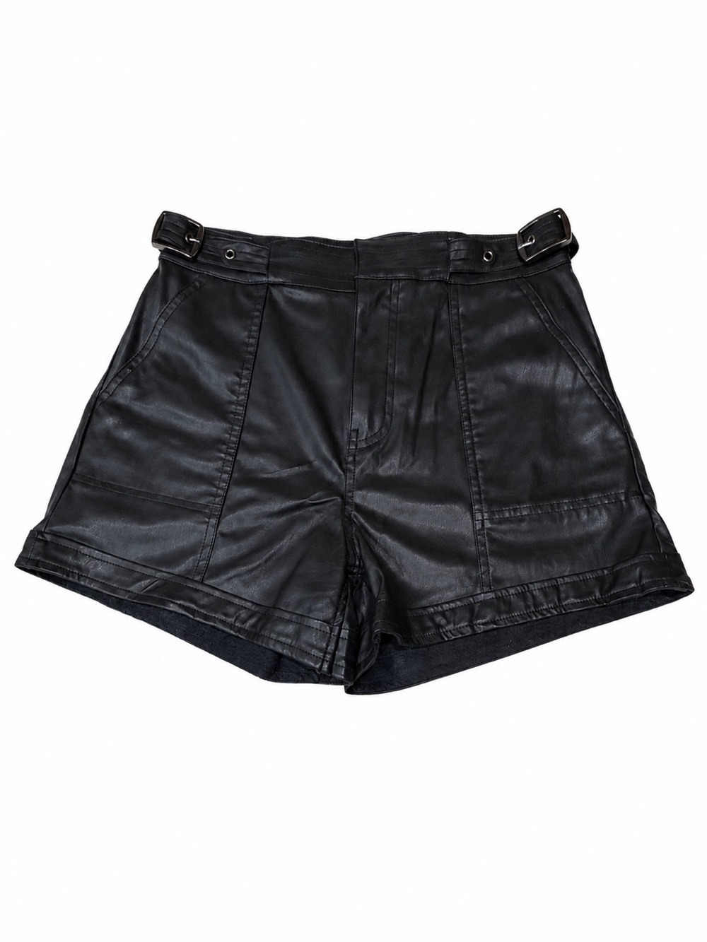 Sofía Jeans by Sofía Vergara Faux Leather Shorts – Size 2